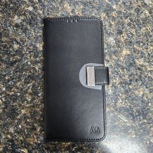 Samsung Galaxy A12 5G Black Wallet Case